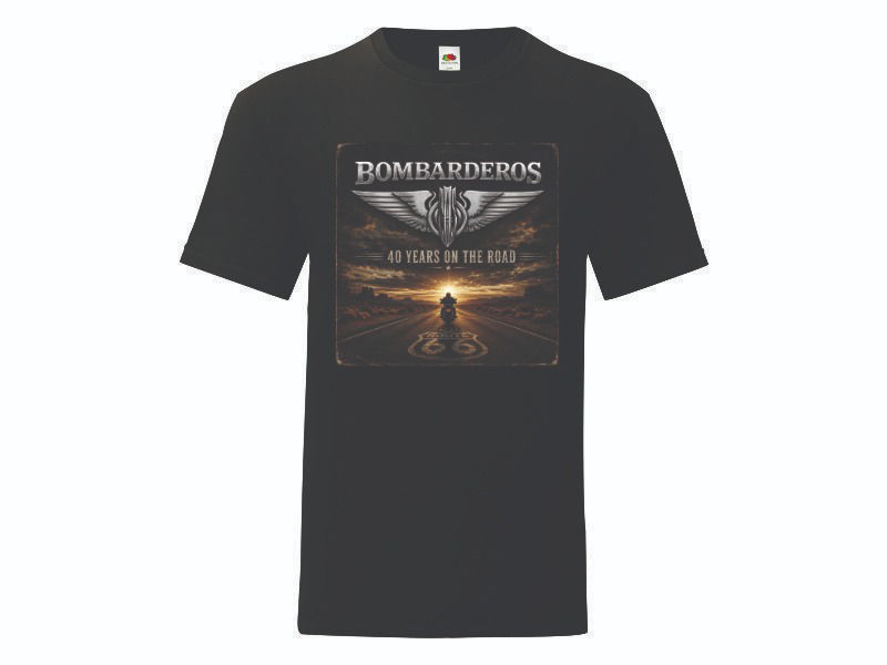 Camiseta Bombarderos - 40 Years on the Road